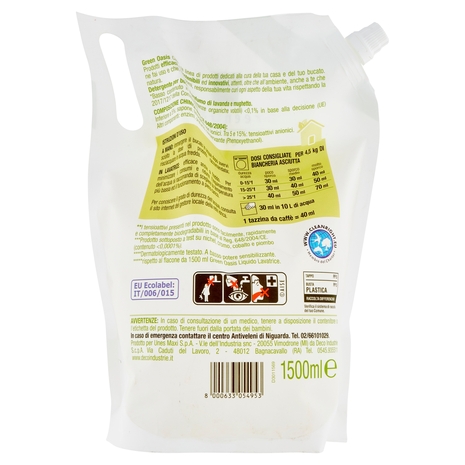 Detergente Lavatrice Green Oasis